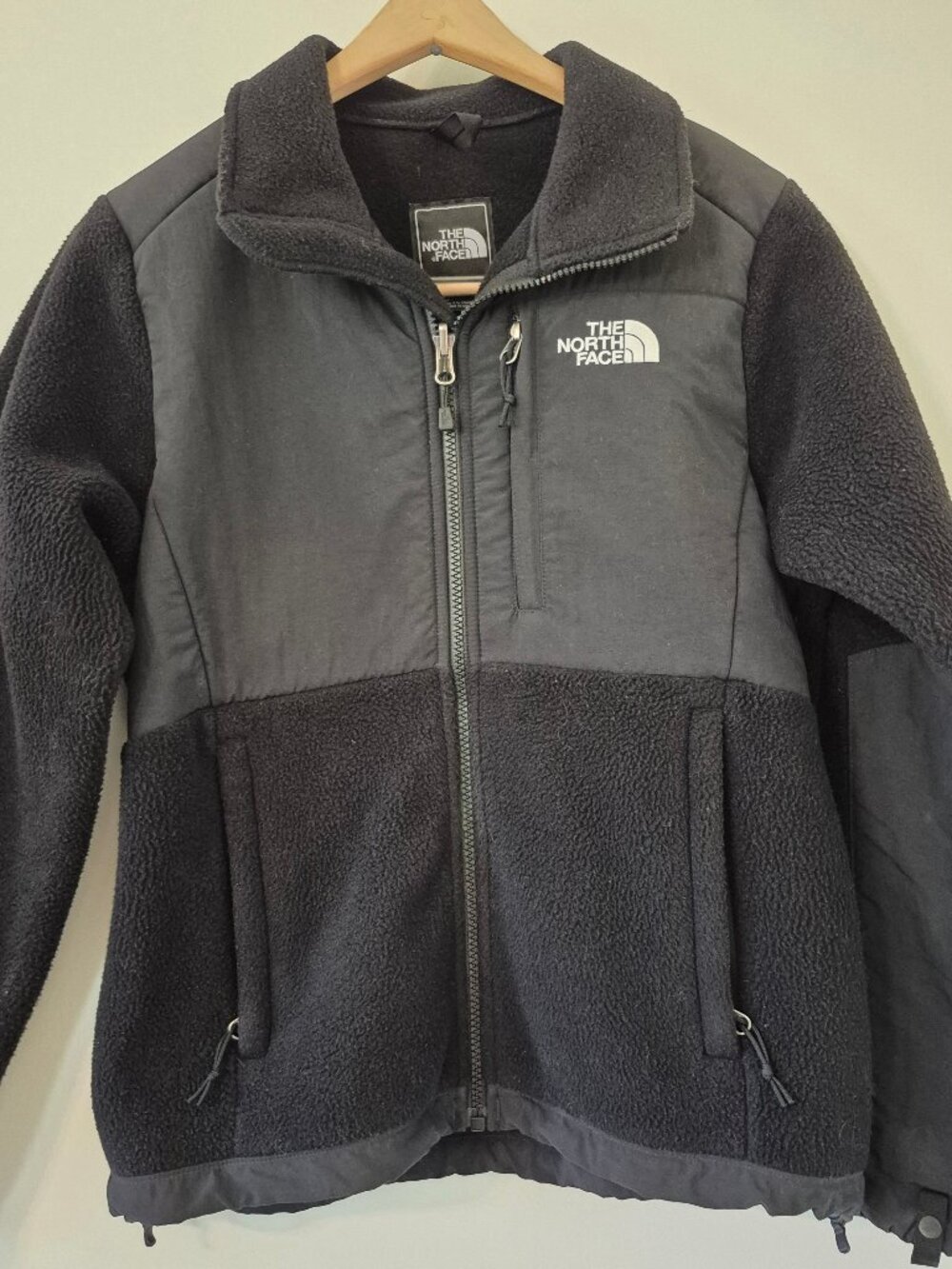The North Face Women XS Denali Fleece Black Jacket Full Zip Retro Y2K Gorpcore